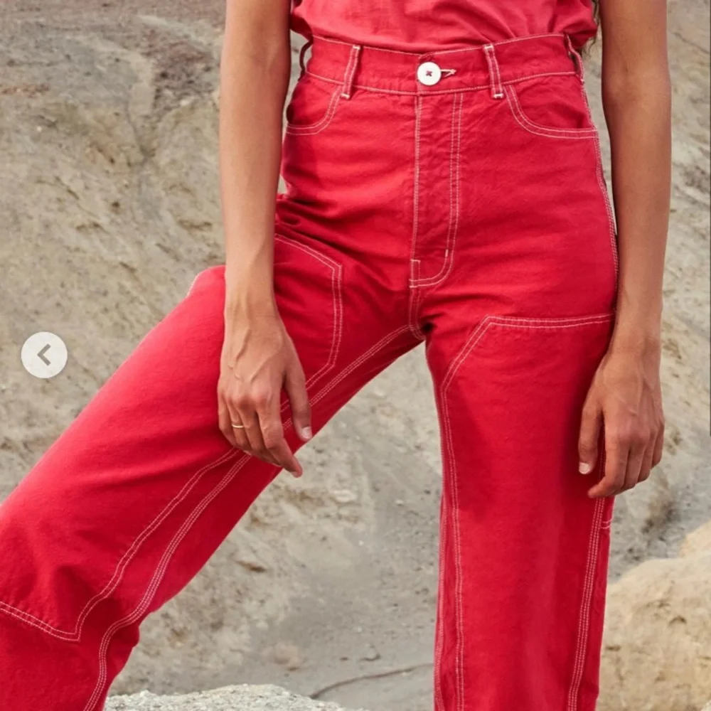 Jesse Kamm Maraschino Patchwork Handy Pants - Picture 2 of 12